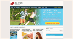 Desktop Screenshot of doctorionline.ro